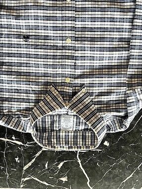 Brooks Brothers Plaid Button Down in Blue & White Size XL